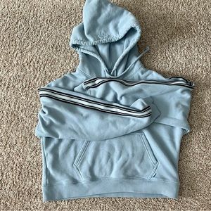 TNA iconic hoodie size small dune blue